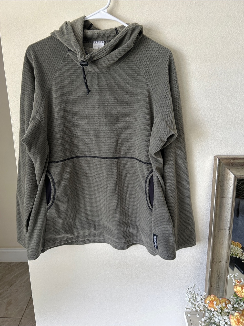 Melanzana Women’s XL Micro Grid outdoor hiking Hoodie pullover